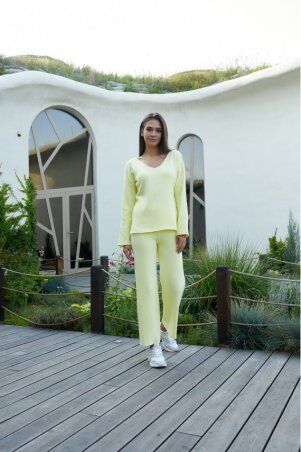 Prima Fashion Knit: Вязаный костюм "Алина" - желтый 2765001 - фото 1