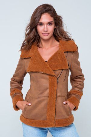 Дубленка Шакира коричневая