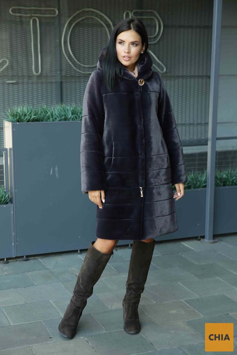 Шуба из искусственного меха