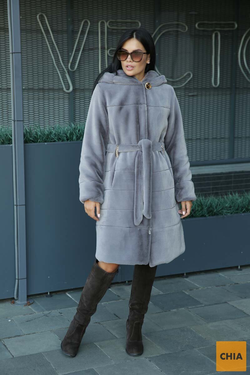 Шуба из искусственного меха