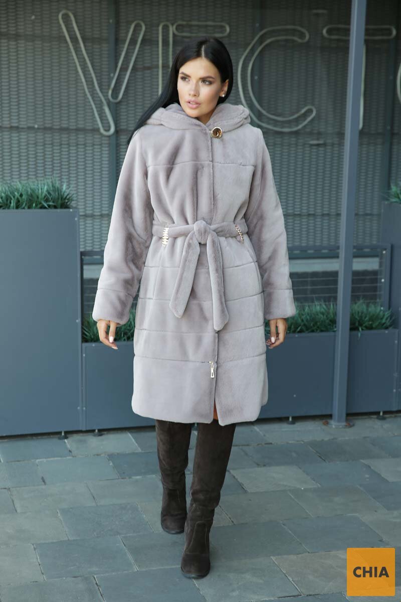 Шуба из искусственного меха