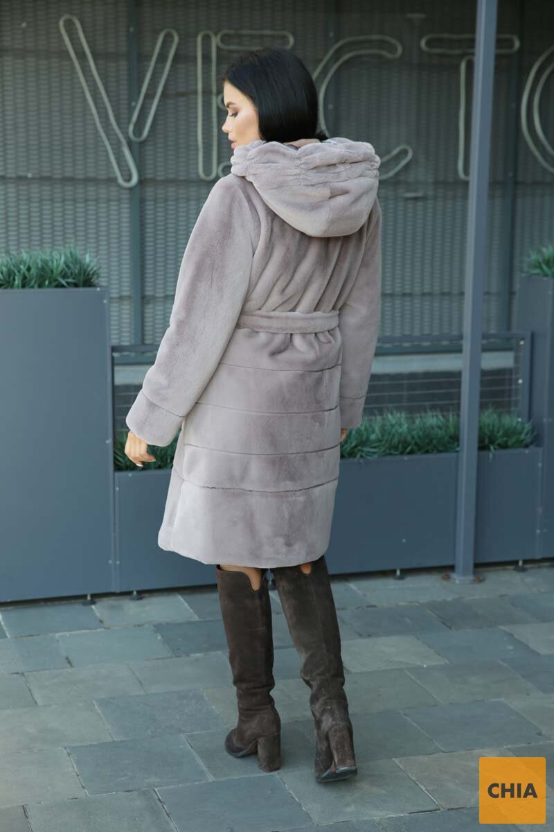 Шуба из искусственного меха