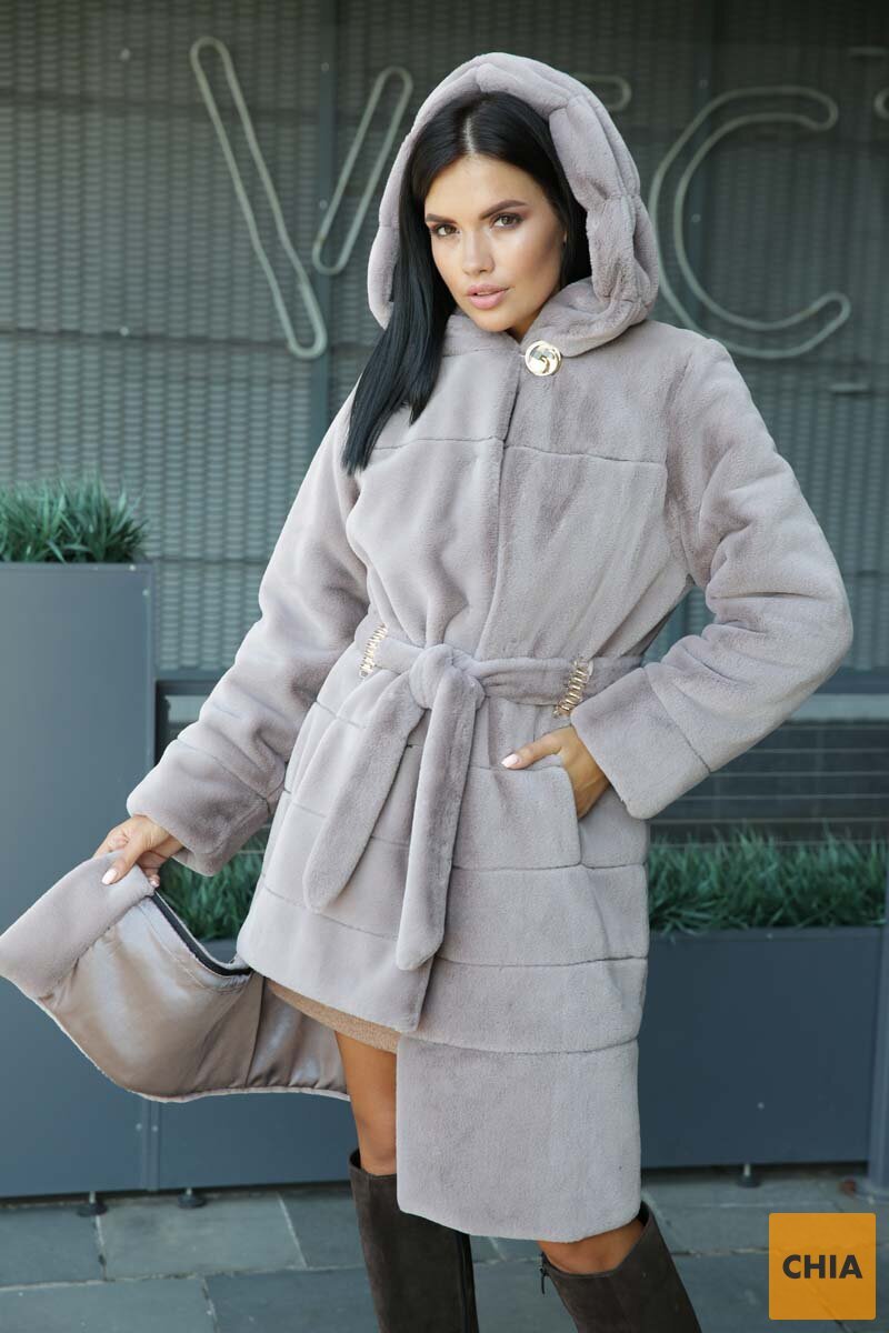 Шуба из искусственного меха