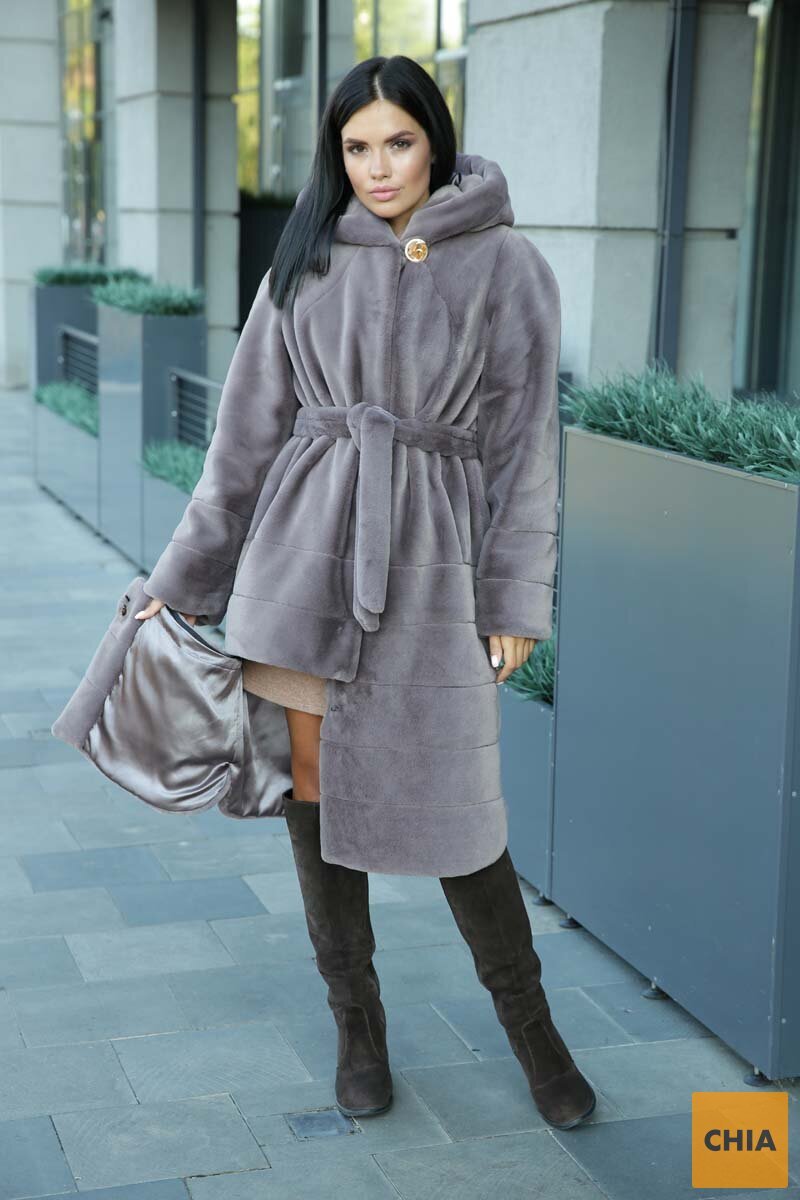 Шуба из искусственного меха