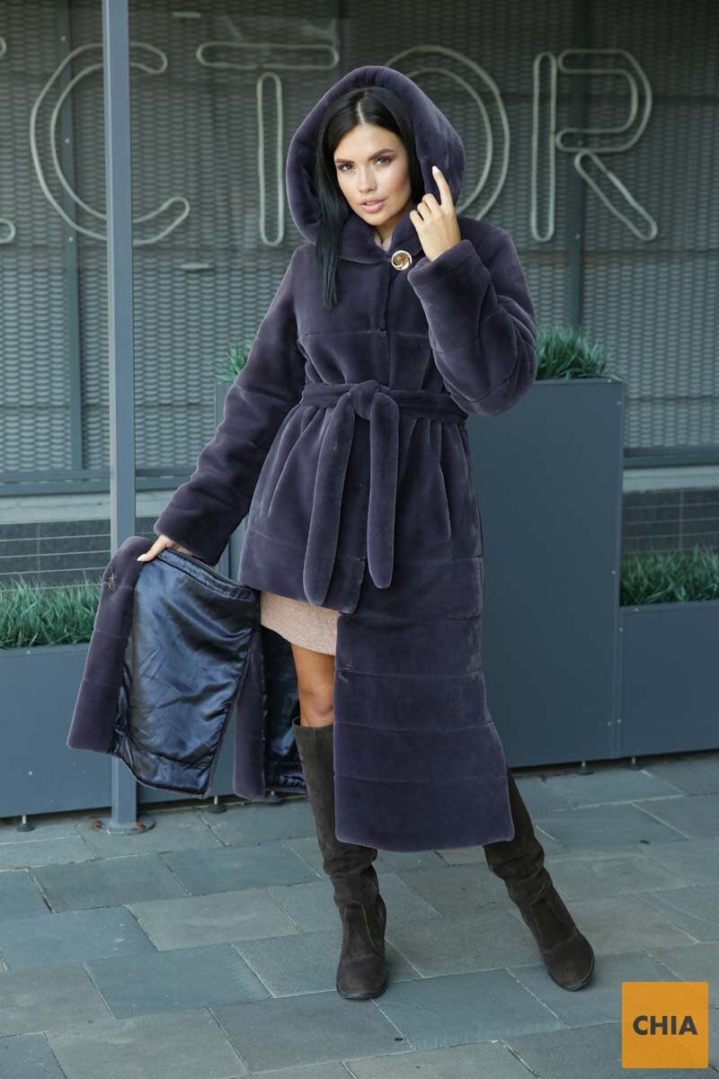 Шуба из искусственного меха