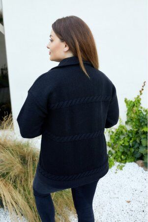 Prima Fashion Knit: Вязаный кардиган "Лера" - черный -  Size+ 4721009 - фото 3