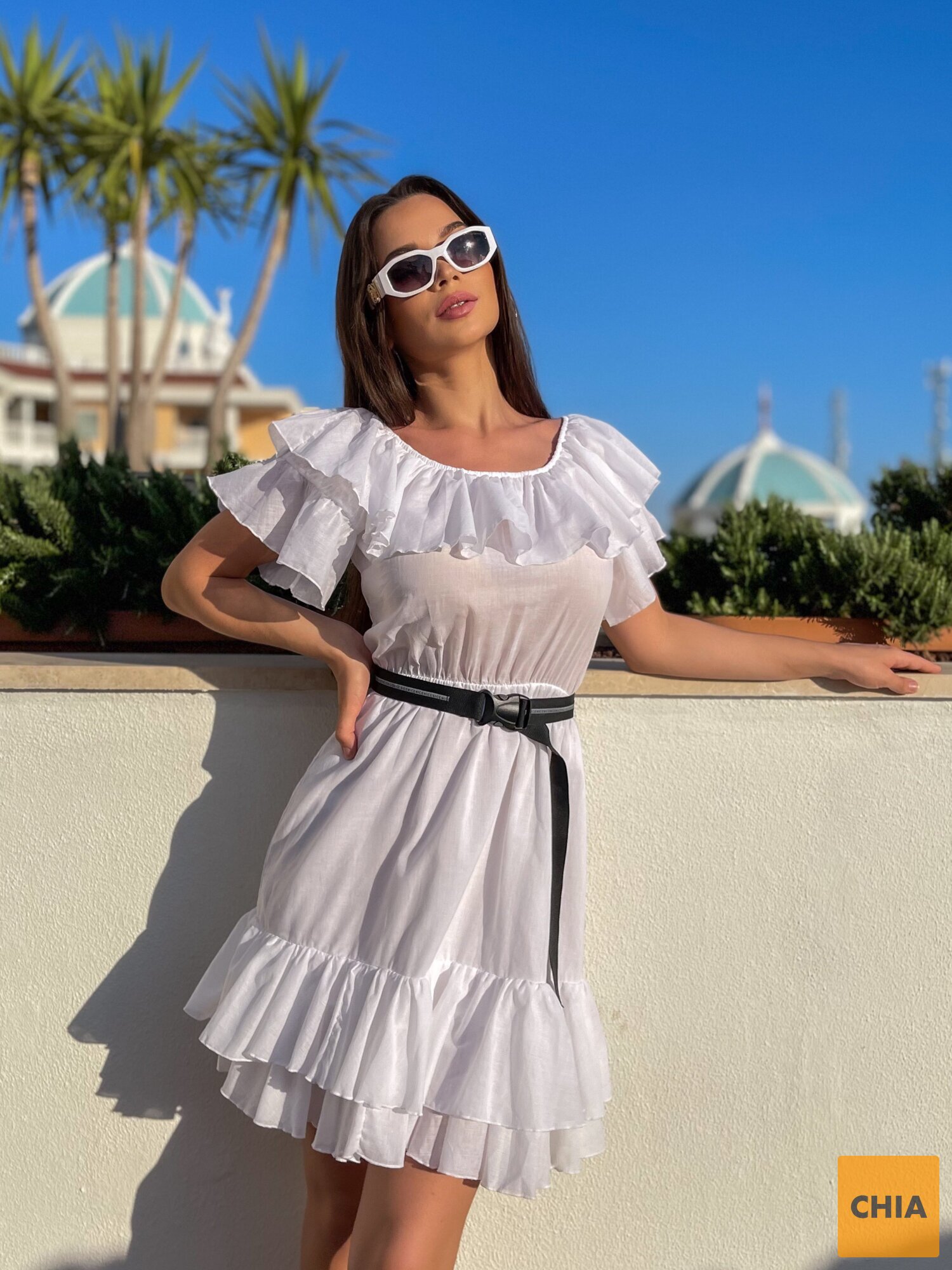 Сарафан из белого батиста "PERFECT"