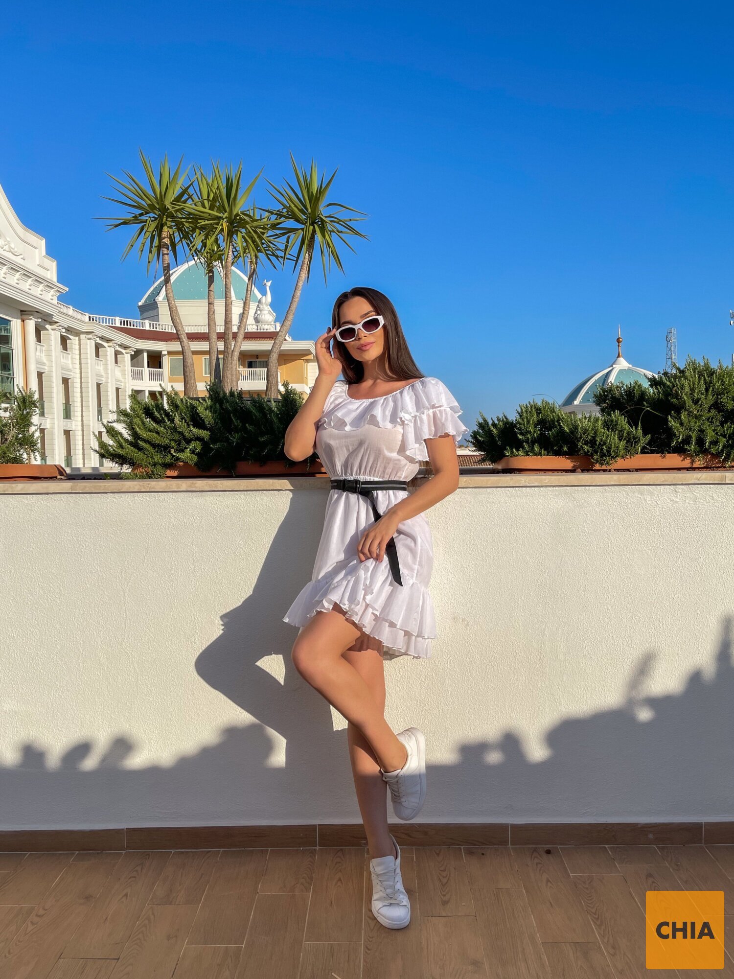 Сарафан из белого батиста "PERFECT"