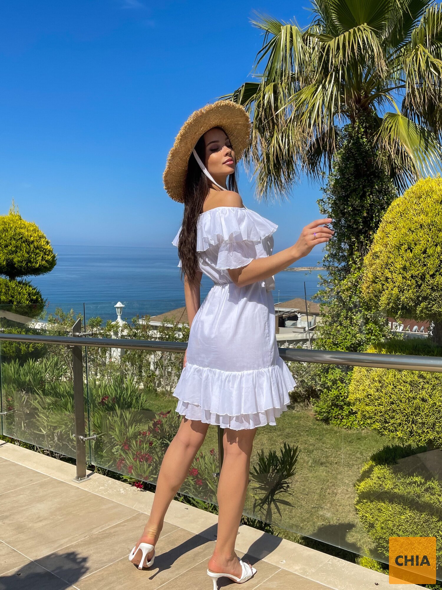 Сарафан из белого батиста "PERFECT"