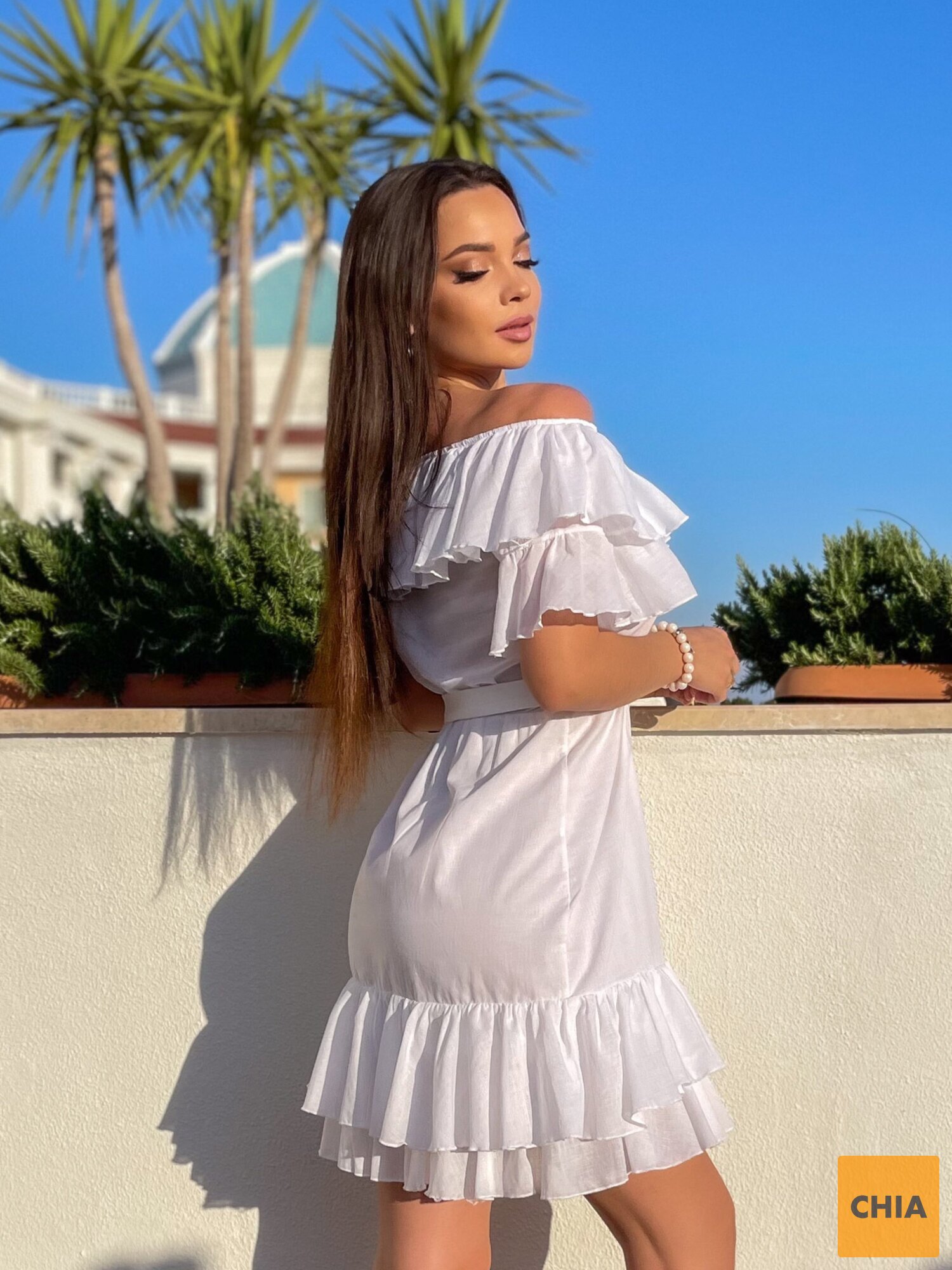 Сарафан из белого батиста "PERFECT"