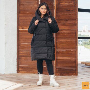 МОДА ОПТ: Куртка женская удлиненная зимняя 71 - фото 1