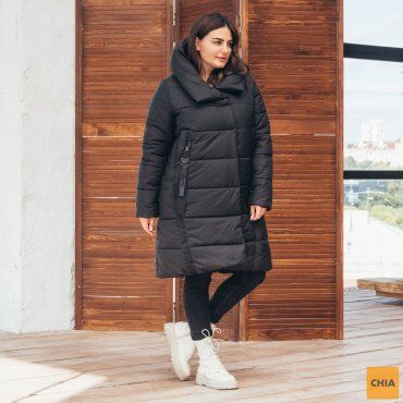 МОДА ОПТ: Куртка женская удлиненная зимняя 71 - фото 12