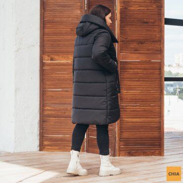 МОДА ОПТ: Куртка женская удлиненная зимняя 71 - фото 14