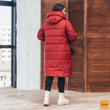 МОДА ОПТ: Куртка женская удлиненная зимняя 71 - фото 17