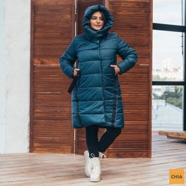 МОДА ОПТ: Куртка женская удлиненная зимняя 71 - фото 19