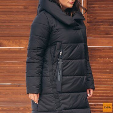 МОДА ОПТ: Куртка женская удлиненная зимняя 71 - фото 3