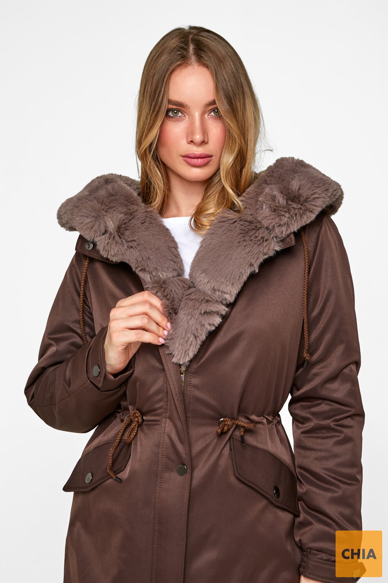 Парка Эйса коричневый
