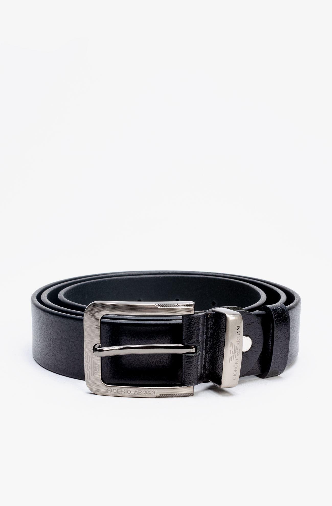 Ремень черный кожа 12076 Украина 130см(р)