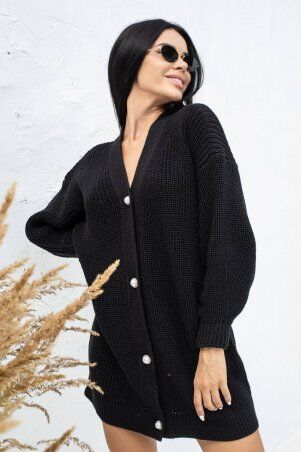 Larionoff: Кофта вязаная Desire155 Черный 002070 - фото 3