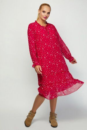 Платье Кармен красный