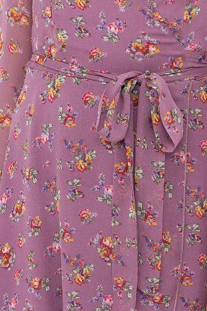 Glem: Платье Алеста д/р лиловый-букет Роз p73240 - фото 4