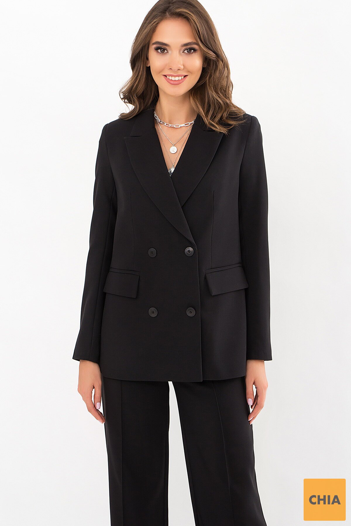 Пиджак Элейн д/р черный