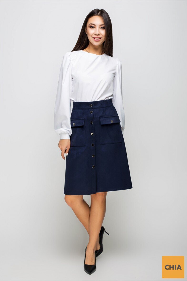 Юбка Изи синий