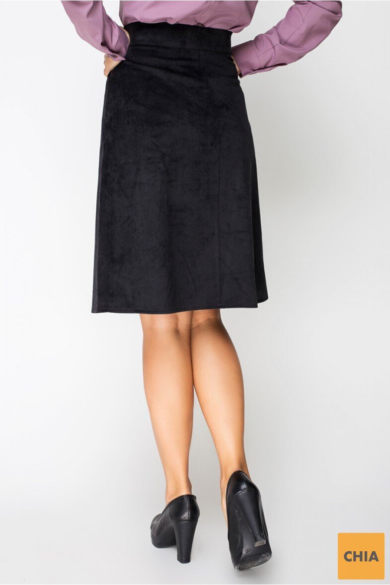 Юбка Вельвет черный