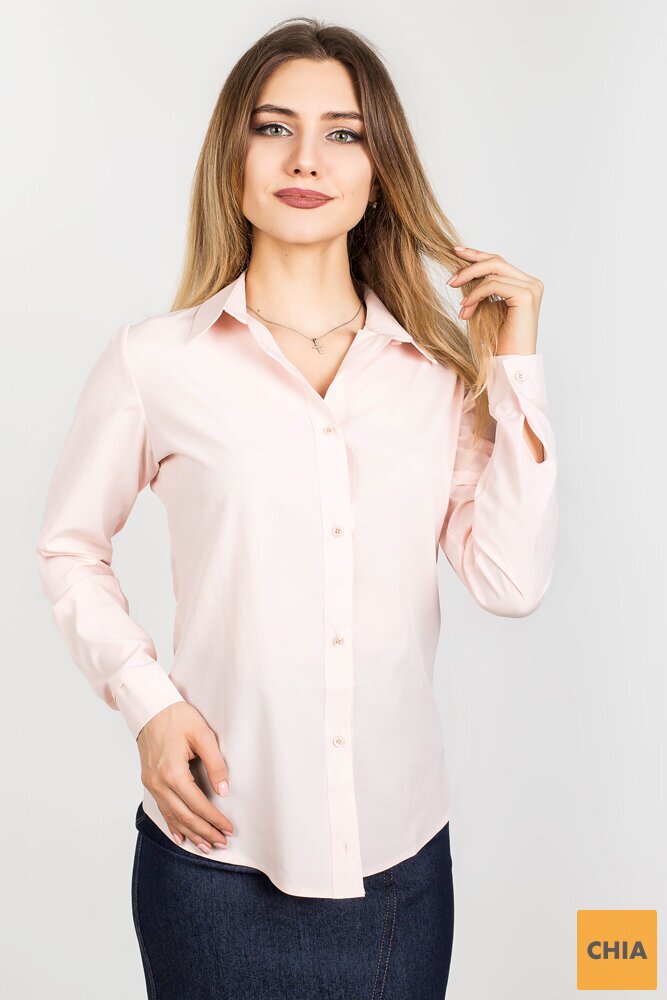 Рубашка Офис пудра