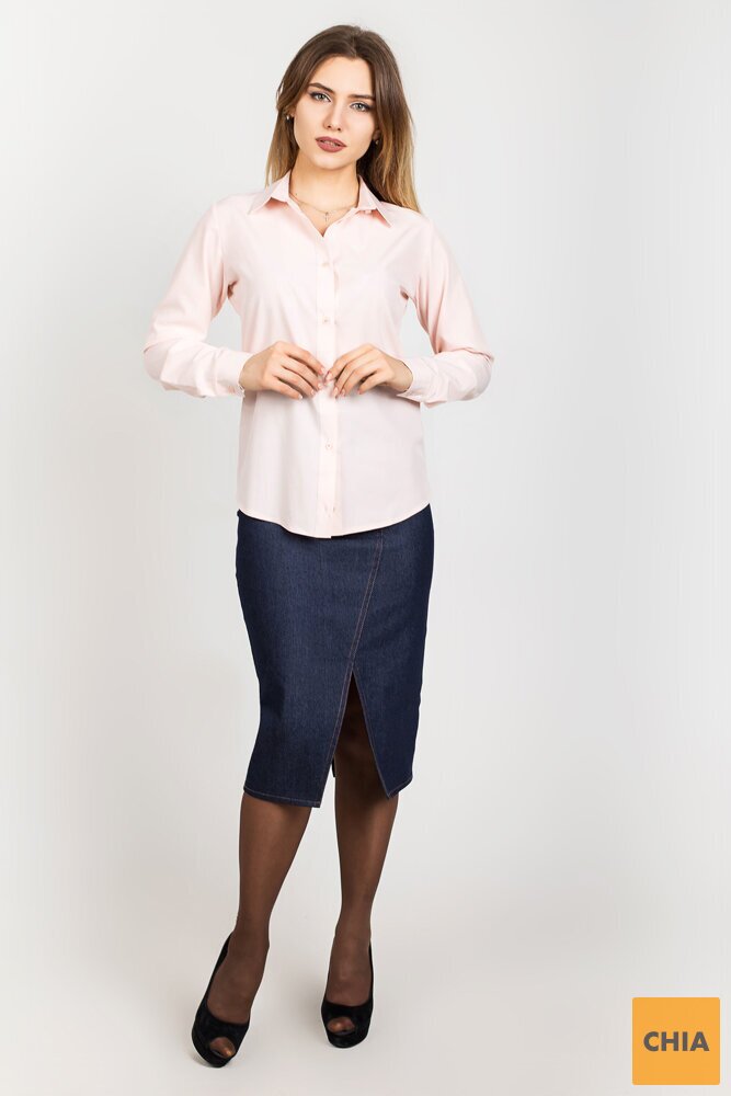 Рубашка Офис пудра