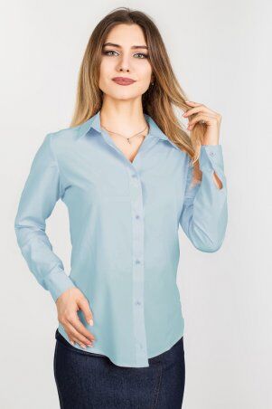 Рубашка Офис голубой
