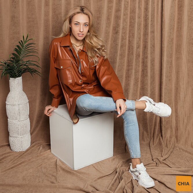 Рубашка Ксюша терракот