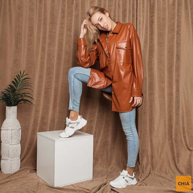 Рубашка Ксюша терракот