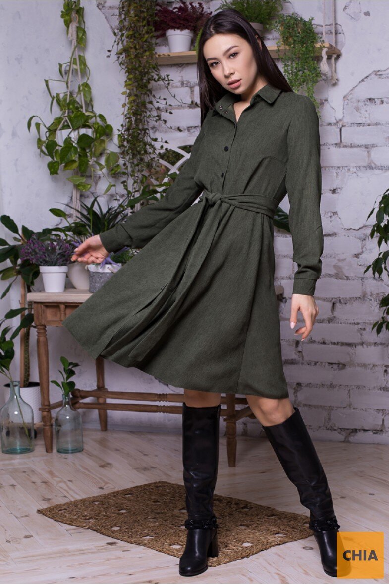 Платье Рания хаки