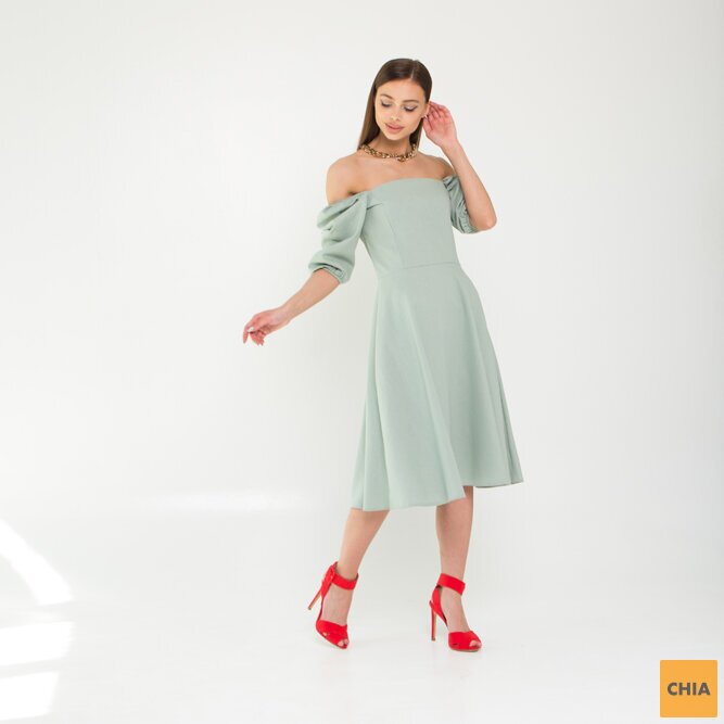 Платье Леля мятный