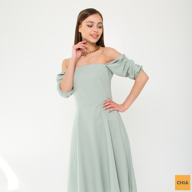 Платье Леля мятный