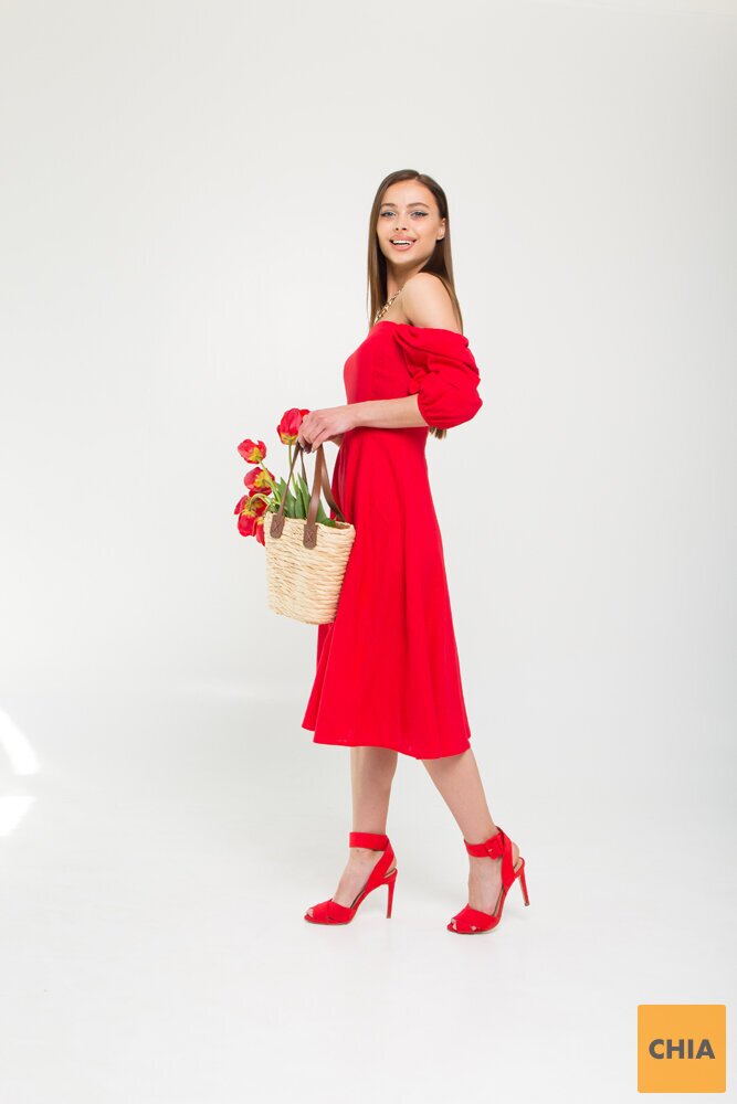 Платье Леля красный