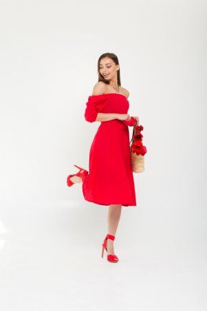 MultiModa: Платье Леля красный ПЛ564 - фото 2