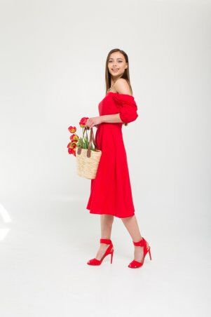 MultiModa: Платье Леля красный ПЛ564 - фото 3
