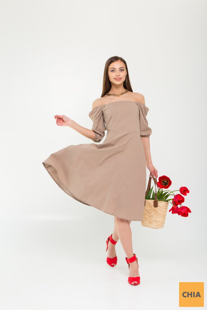 Платье Леля бежевый