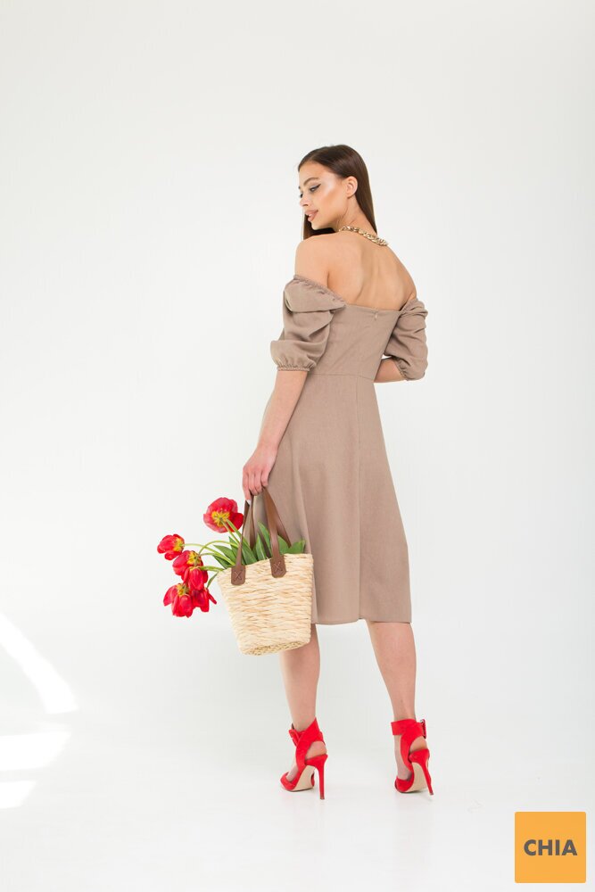 Платье Леля бежевый