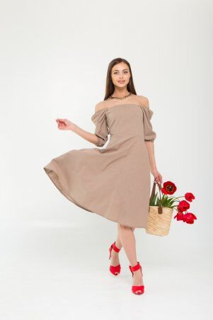Платье Леля бежевый