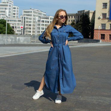 Платье Джуна синий