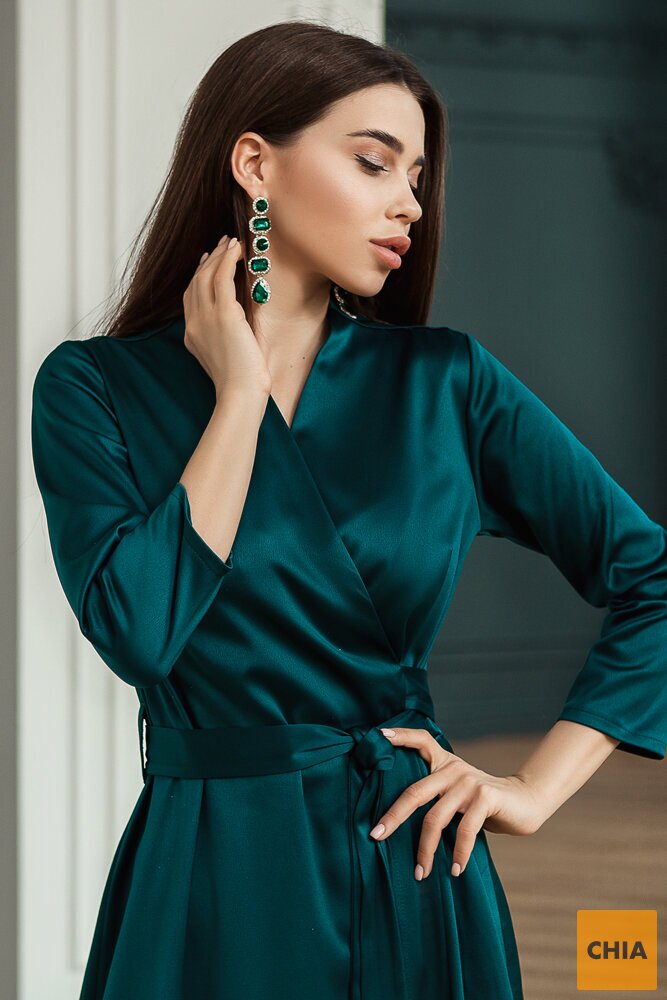 Платье Вечер зеленый