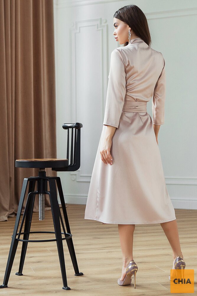 Платье Вечер бежевый