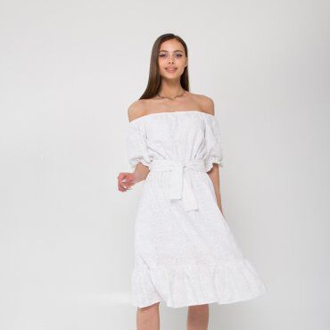 Платье Ажур белый
