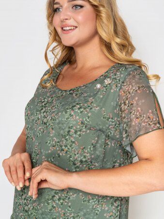 Vlavi: Платье Катаисс оливка 119335 - фото 3