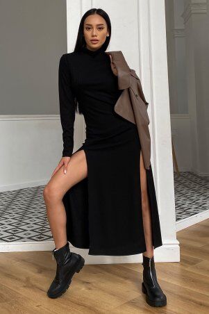 Jadone Fashion: Платье Рената черный - фото 1