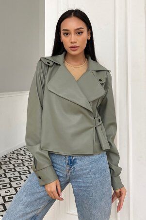 Jadone Fashion: Куртка Дейт с подкладкой оливка - фото 1