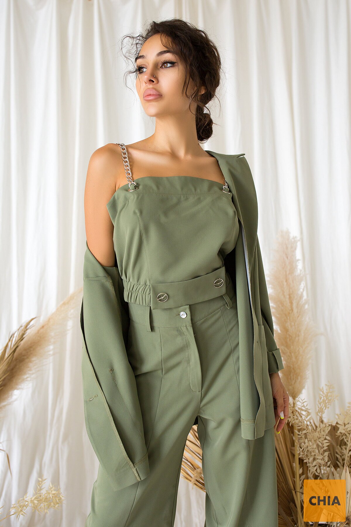 Костюм (Топ + Пиджак+ Брюки)